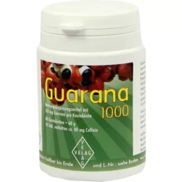 GUARANA Comprimés à croquer de 1000 mg, 60 unités
