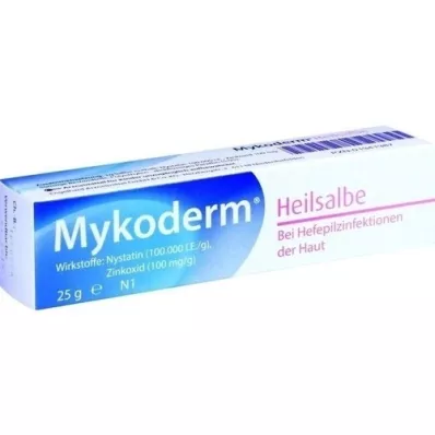 MYKODERM Pommade cicatrisante Nystatine et oxyde de zinc, 25 g
