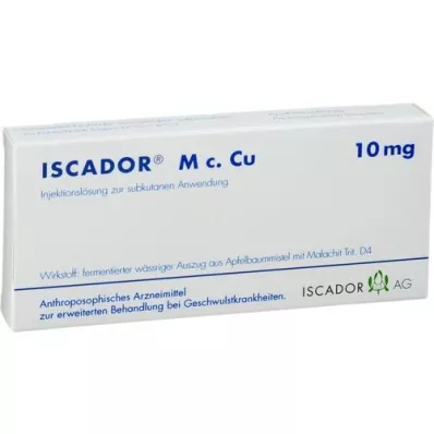ISCADOR M c.Cu 10 mg solution injectable, 7X1 ml ISCADOR M c.Cu 10 mg solution injectable, 7X1 ml