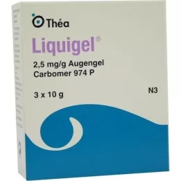 LIQUIGEL Gel pour les yeux, 3X10 g