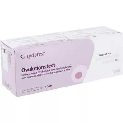 CYCLOTEST LH-Test dovulation en bâtonnets, 9 pc