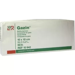 GAZIN Gaze comp. 10x10 cm opération non stérile 32 fois, 50 pc