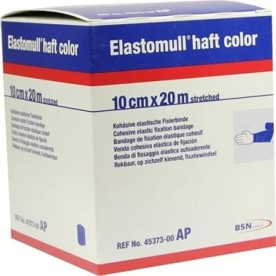 ELASTOMULL manche couleur 10 cmx20 m papier de fixation bleu, 1 pièce ELASTOMULL manche couleur 10 cmx20 m papier de fixation bleu, 1 pièce