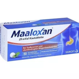 MAALOXAN Comprimés à croquer 25 mVal, 50 pc