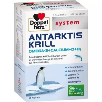 DOPPELHERZ Capsules du système Antarctique Krill, 60 pcs