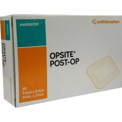 OPSITE Post-OP Bandage 8,5x9,5 cm stérile individuellement, 20X1 pc