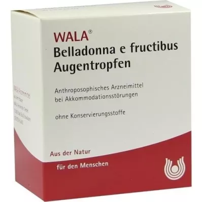BELLADONNA E FRUCTIBUS Gouttes oculaires, 30X0,5 ml BELLADONNA E FRUCTIBUS Gouttes oculaires, 30X0,5 ml