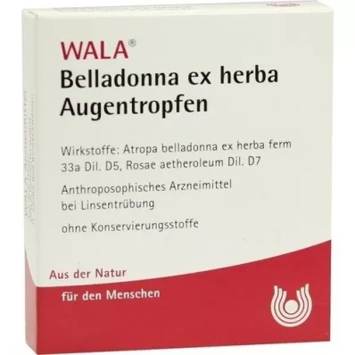 BELLADONNA EX HERBA Gouttes oculaires, 5X0,5 ml