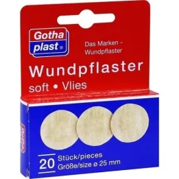 GOTHAPLAST Wundpfl.soft polaire 2,5 cm, 20 pc