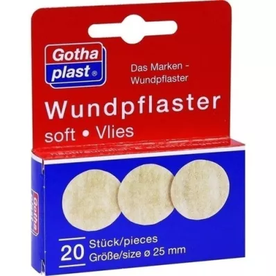 GOTHAPLAST Wundpfl.soft polaire 2,5 cm, 20 pc