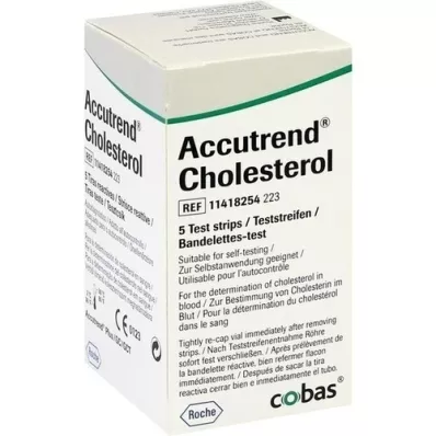 ACCUTREND Bandelettes de test de cholestérol, 5 pc