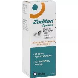 ZADITEN ophtha 0,25 mg/ml collyre, 1X5 ml