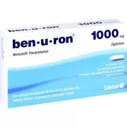 BEN-U-RON 1 000 mg suppositoires, 10 pc