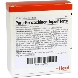 PARA BENZOCHINON Ampoules Injeel Forte, 10 pc