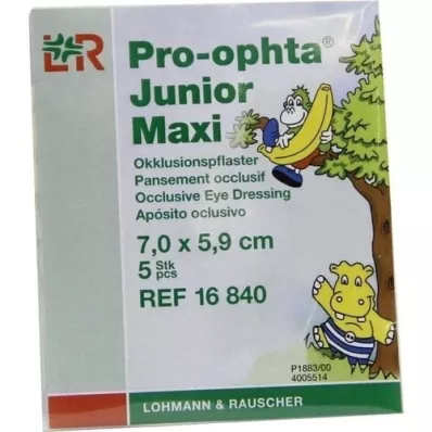 PRO-OPHTA Sparadrap docclusion maxi junior, 5 pièces PRO-OPHTA Sparadrap docclusion maxi junior, 5 pièces