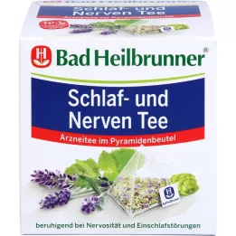 BAD HEILBRUNNER Pyramide de Thé Sommeil et Nerfs B., 15X1,7 g