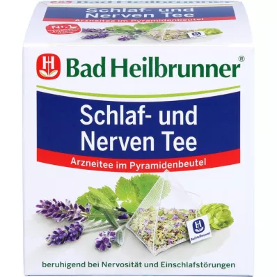 BAD HEILBRUNNER Pyramide de Thé Sommeil et Nerfs B., 15X1,7 g BAD HEILBRUNNER Pyramide de Thé Sommeil et Nerfs B., 15X1,7 g