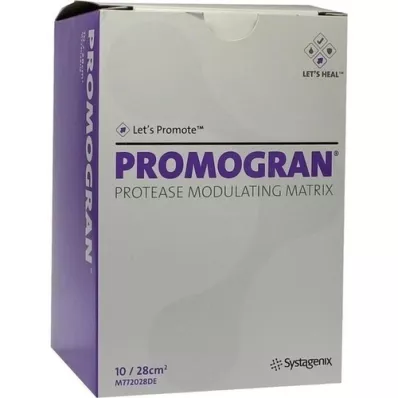PROMOGRAN Tamponnades stériles de 28 cm², 10 pièces