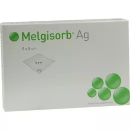 MELGISORB Bandage AG 5x5 cm, 10 pc