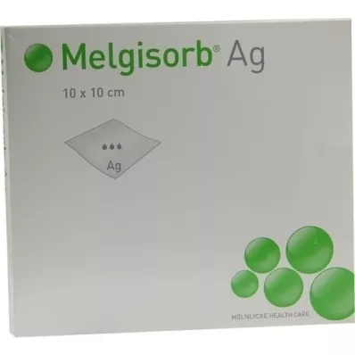 MELGISORB Bandage AG 10x10 cm, 10 pc