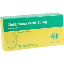 ZINKBRAUSE Comprimés effervescents Verla 25 mg, 40 pc