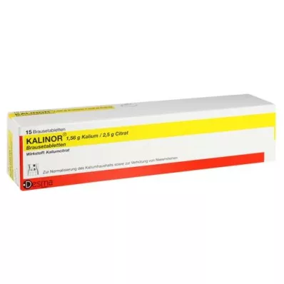 KALINOR Comprimés effervescents, 15 pc