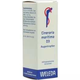 CINERARIA Maritima D 3 gouttes oculaires, 10 ml