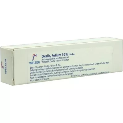 OXALIS FOLIUM 10% pommade, 25 g OXALIS FOLIUM 10% pommade, 25 g