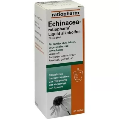 ECHINACEA-RATIOPHARM Liquide sans alcool, 50 ml