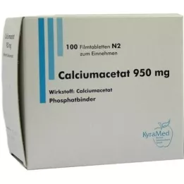 CALCIUMACETAT Comprimés pelliculés à 950 mg, 100 pc