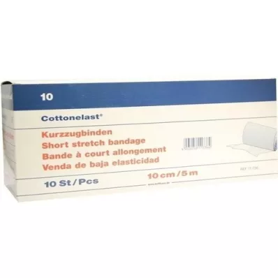 KURZZUGBINDE Cottonelast 10 cmx5 m, 10 pc