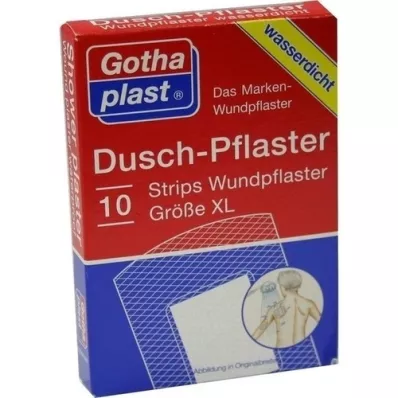 GOTHAPLAST Enduit de douche XL 48x70 mm, 10 pces