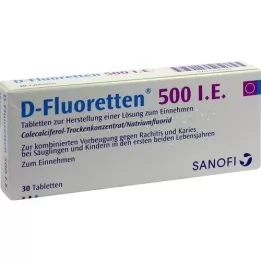 D FLUORETTEN 500 comprimés, 30 pc