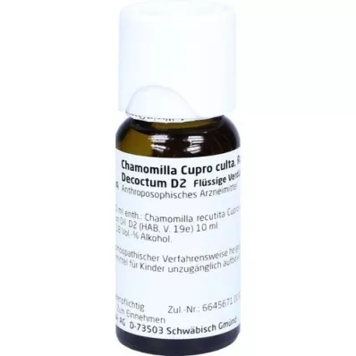 CHAMOMILLA CUPRO Culta Radix D 2 Dilution, 50 ml