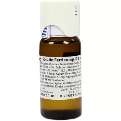 SOLUTIO FERRI comp.D 3 dilution, 50 ml SOLUTIO FERRI comp.D 3 dilution, 50 ml