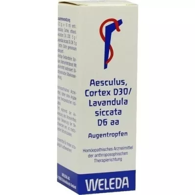AESCULUS CORTEX D 30/Lavandula D 6 aa collyre, 10 ml