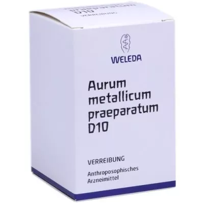 AURUM METALLICUM PRAEPARATUM D 10 Trituration, 50 g AURUM METALLICUM PRAEPARATUM D 10 Trituration, 50 g