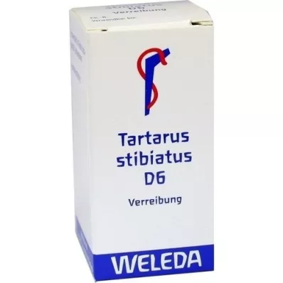 TARTARUS STIBIATUS D 6 Trituration, 20 g TARTARUS STIBIATUS D 6 Trituration, 20 g
