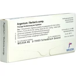 ARGENTUM/BERBERIS comp. ampoules, 8 pièces