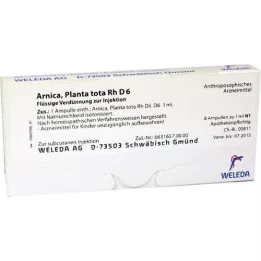 ARNICA PLANTA total Rh D 6 ampoules, 8X1 ml