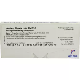 ARNICA PLANTA Total Rh D 30 ampoules, 8 x 1 ml