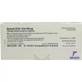 AURUM Ampoules D 10/Cor D 4 aa, 8X1 ml