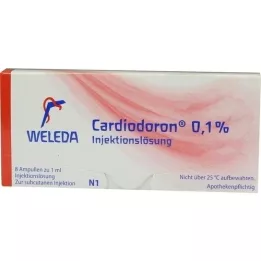 CARDIODORON Solution injectable à 0,1 %, 8X1 ml