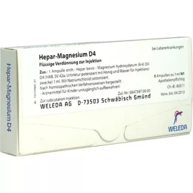 HEPAR MAGNESIUM D 4 ampoules, 8 pc