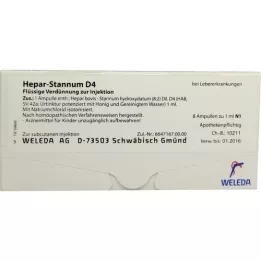 HEPAR STANNUM D 4 ampoules, 8 pc