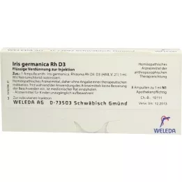 IRIS GERMANICA Rh D 3 ampoules, 8X1 ml