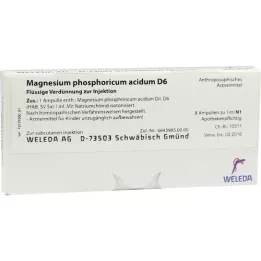 MAGNESIUM PHOSPHORICUM ACIDUM D 6 ampoules, 8X1 ml