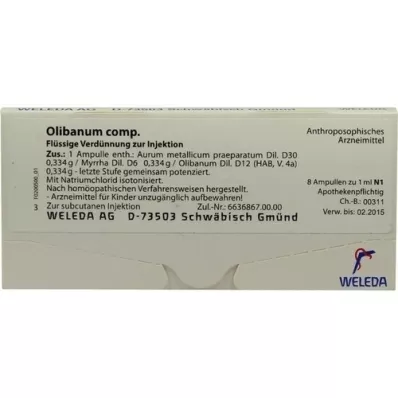 OLIBANUM COMP.Ampoules, 8X1 ml OLIBANUM COMP.Ampoules, 8X1 ml