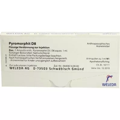 PYROMORPHIT D 8 ampoules, 8X1 ml