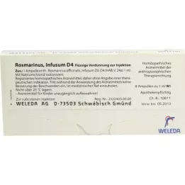 ROSMARINUS D 4 ampoules, 8X1 ml